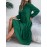 Autumn Winter Collared Casual Loose Long Sleeve Ruffled Shirt Dress Women Clothing