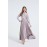 Women Spring And Autumn Satin Shirt Long Sleeves Dress