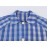 Office Polo Collar Stripes Trench Coat Women Blue Intellectual Elegant Design