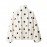 Women Long Sleeve Stand Collar Polka Dot All Match Bomber Jacket Short Coat