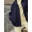 Workwear Stand Collar Jacket for Women Autumn Winter Loose Drop Shoulder Simple Office Casual Outerwear Women Clothing
