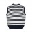 Women Clothing Summer Casual Office Striped Knitted Vest