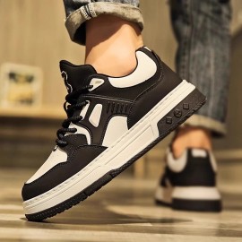 Men'S Lightweight Sneakers - Low-Top Lace-Up Sneakers in / Accent, Cushioned EVA Insole & Non-Slip Rubber Outsole for Gym, Office, Everyday - Minimalist Formal & Casual Shoes - Durable Synthetic Upper, Gym Footwear, Classic Style, Sleek Design