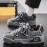 Men's Skate Sneakers - Comfortable Non-Slip Breathable Lace-Up Shoes with Thick Rubber Soles Suitable for All- Wear - Low-Top Round Toe Skate Shoes for Skateboarding, Casual & Everyday Use - Skate Shoes for Men