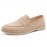 Men'S Korean Version British Style Round Toe Loafers | Lightweight Breathable Slip-On Casual Shoes, Upper, PVC Sole, Fabric Insole