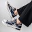 Men's and Women's Low-top Sneakers-  Thick-soled Casual Shoes, PU/Fabric Upper, White and Black Colorway, Round Toe and Arch Support- All-season Outdoor/Office/Daily Wear- Minimalist White Lace-up with Cushioned EVA Insole- Unisex Low-top S