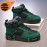 Men'S & High-Top Sneakers - Heavy-Duty Upper & PVC Sole | Lime Green/Black Rugged Outdoor Shoes with Plush Collar, Casual Athletic Boots, Family Matching, All-Season, Suitable for Running, Hiking & Daily Wear
