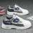 New Mens British-Style Hiking Sneakers | Youth Non-Slip Sports Casual Work Trendy Shoes, Upper, EVA Sole, Lace Closure, Low Top Design