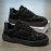 Men'S Breathable Korean-style Skate Shoes | New Trendy Versatile Student Casual Sports Sneakers with and PVC, Lace Closure, Solid Color, Low Top Design