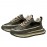 Men's Height Increasing Running Shoes with Thick Sole & Spring Lift - Mid-Top Athletic Sneakers for Height, Outsole & Microfiber, Spring/Fall Sports & Casual Wear - Black (Model)