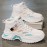 New Men'S High-top Dad Sneakers | Thick-soled, Breathable Mesh, Trendy Versatile Casual Shoes, and PVC Upper, Lace Closure, Spring/Fall Season