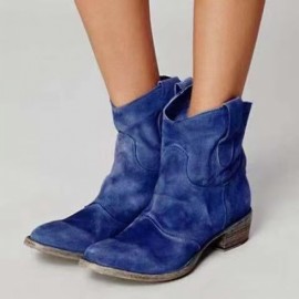 Womens Boots Ankle Boots Fall Winter Warm Lined Plus Size 40-48 Low Heel Comfortable Wide Width Black Boots Local Warehouse Holiday Season, Women Shoes