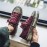 New Women'S Casual Sneakers - Round Toe Lace-Up Design, Durable Fabric Upper & Rubber Sole, All-Season Comfort for Gym, Walking, Errands & Casual Attire - Versatile All-White & Dark Green Colorway - Ideal Gift for Christmas, Birthdays