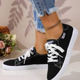 Women' & Men' New Breathable Slip-On Sneakers - Lightweight Low-Top Shoes with Round Toe, Soft & Cushioned Sole - Casual Walking, Casual Attire (Hand Washable) - 2025 Trendy Minimalist, Women Shoes