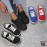 Women's Wide Width Barefoot Sneakers - Wide Toe Box, Black/White/Red/Blue Color Options | Minimalist T-Toe Design for All-Season Outdoor Sports, Tennis & Walking | Machine Washable Soft PVC & Cushioned Sole (No Heel Lift)
