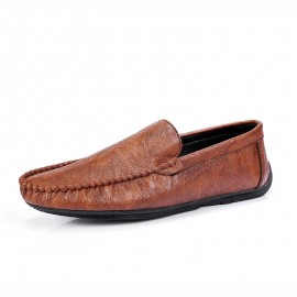 Men'S Gommino Casual Shoes | Summer New Low-Top Breathable Soft Bottom Driving Shoes, Upper, PVC Sole, Fabric Insole