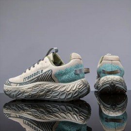 Men's New Style Sport Casual Shoes with Thick Soles for Heightening, Hiking Shoes That Are Ultra-light and Breathable, and Versatile Jogging Shoes.